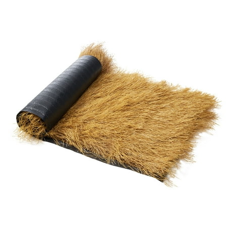 VEVOR Artificial Thatch Grass Roof, 1.6 x 19.7 ft Tiki Bar Hut Thatch Roofing Roll, Waterproof & Fire-Resistant, Palapa Tiki Roof Mat for Patio Pool Beach Tropical Hawaiian Party Decor