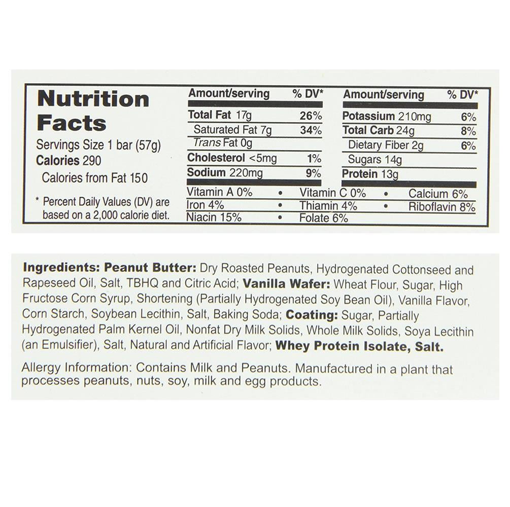 Muscle Sandwich Protein Bar, Vanilla, 13g Protein, 12 Ct