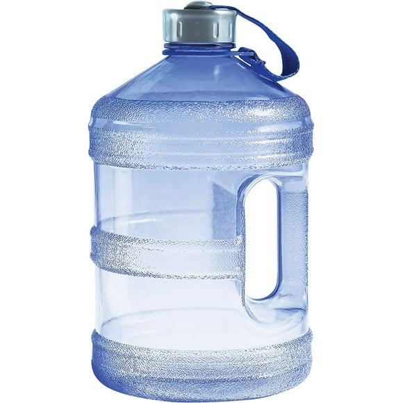 Round Blue 1 Gallon Water Bottle - BPA Free