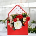 thumbnail image 3 of IDEANATEGRATE 9Pcs Floral Envelopes in Envelope Shape Case for Plants and Flowers Decoration, 3 of 8