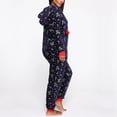 thumbnail image 2 of Family Matching Women Holiday Romper Christmas Pyjamas Xmas Nightwear Jumpsuits Long Sleeve Hooded Ladies Winter Warm Homewear, 2 of 5