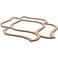 thumbnail image 6 of 63"W x 94 1/2"H x 3/8"T King Size Villarreal Decorative Fretwork Wood Ceiling Panels, Red Oak, 6 of 10