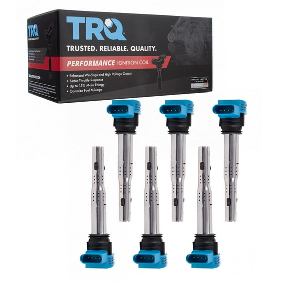 TRQ Ignition Coil Set Fits 2018 Audi A8 Quattro 2009 Q5 ICA69985