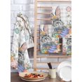 thumbnail image 2 of Easter Kitchen Dish Towels for Drying Dishes Set of 2, Spring Grey Bunny Botanical Eggs Leaves Lattice Waffle Weave Microfiber Hand Tea Bathroom Towels Quick Dry & Absorbent Towel 15.7x23.6, 2 of 7