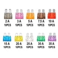thumbnail image 3 of Set de 100pc surtido estándar Zulema de fusibles de coche 2A 3A 5A 7.5A 10A 15A 20A 25A 30A 35A, 3 of 6