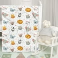 thumbnail image 6 of Gresahom Animal Blanket for Kids, Safari Baby Blanket, Colorful Giraffe Elephant Lion Zebra Hippo Deer Koala Sloth Gift Blanket, Gift Blanket for Boys Girls, Birthday Gifts for Baby Newborn,(30"x40"), 6 of 7