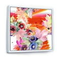 thumbnail image 3 of Designart 'Wildflowers and Vibrant Wild Spring Leaves VII' Modern Framed Canvas Wall Art Print, 3 of 5