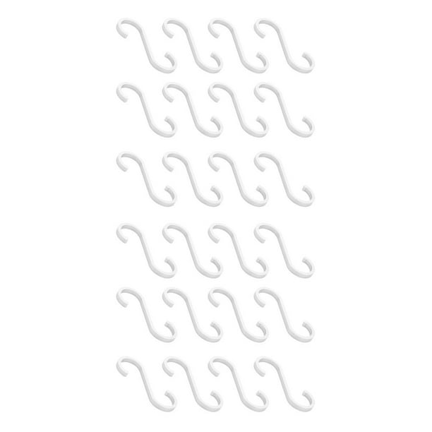 Wosthever 12 ganchos en forma de S para el hogar, fijador para colgar utensilios de cocina, colgador de ropa, colgadores multiusos para
