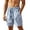 Blue, variant on Gym Shorts Men Striped Drawstring Summer Loose Fitting Casual Sports Elastic Waist Straight Leg Workout Shorts Men With Pockets