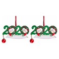 thumbnail image 1 of Naiovety Adorno navideño familia escribible árbol de Navidad estatuilla colgante decoración del hogar regalo 1# 2Conjunto, 1 of 6