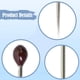 thumbnail image 3 of 100 alfileres rectos, alfileres de cabeza, premium, 1,54 pulgadas, alfiler de modista, alfiler de satén fino para 44, 3 of 4