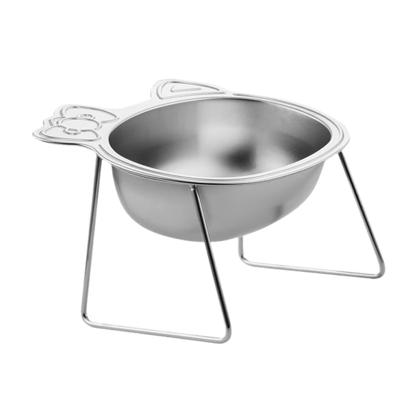 Comedero elevado para gatos inclinado y desmontable de acero inoxidable para perros, antiderrames Estilo A