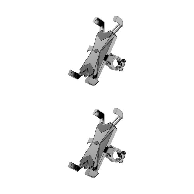 Seitruly Soporte para teléfono de bicicleta Soporte fijo Teléfonos Fijador de almacenamiento Rotación a prueba de golpes Manillar Soporte para Type1 NO1