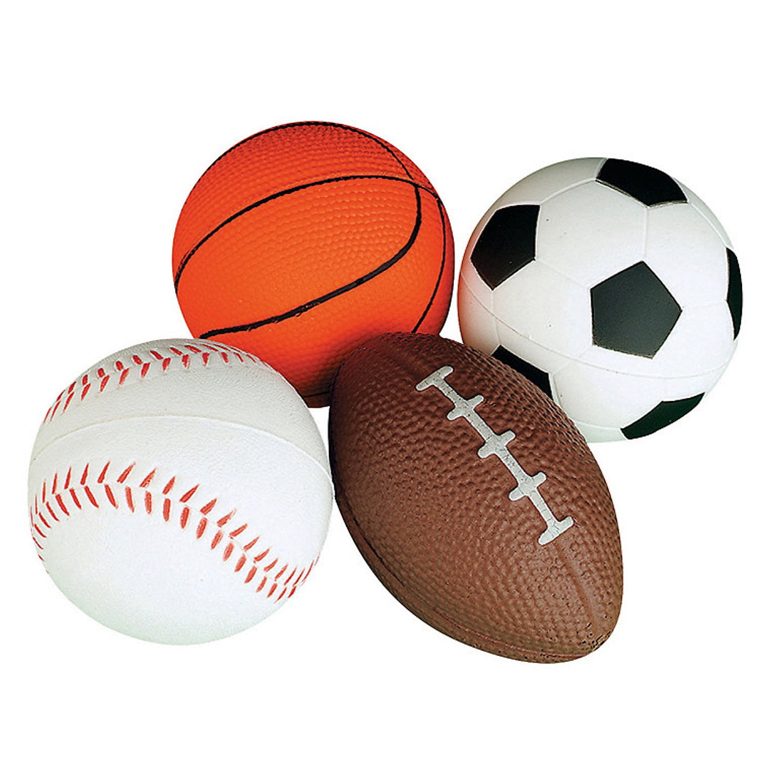 Realistic Sport Stress Balls Bulk 72 Pc