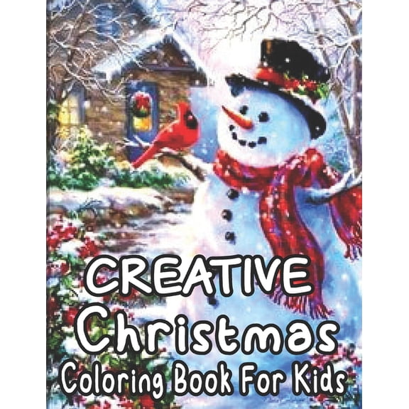 Christmas Coloring Book For Kids: Fun Children's Christmas Gift or Present for Toddlers & Kids / Holiday Art Designs on High-Quality Perforated Pages (Paperback)