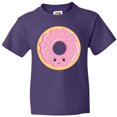 thumbnail image 3 of Inktastic Light Pink Donut Youth T-Shirt, 3 of 5