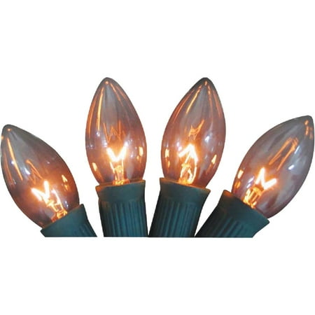 

2PK J Hofert C9 Multi Twinkle 125V Replacement Light Bulb (4-Pack)