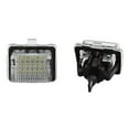 thumbnail image 3 of 2x White LED License Plate Lights 18W, 6500K, 18 LEDs for Mercedes C, E, CL, S-Class, 3 of 6