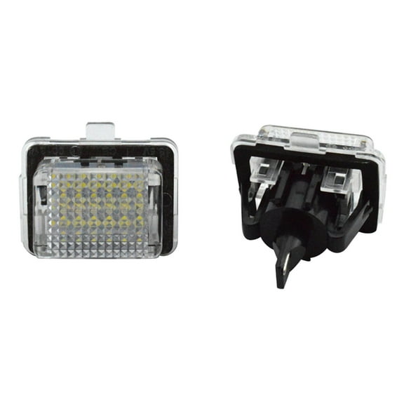 2Pcs For Mercedes LED Plate Light Upgrade 18W, 6500K White, 18 LEDs, Easy Fit for Various Models