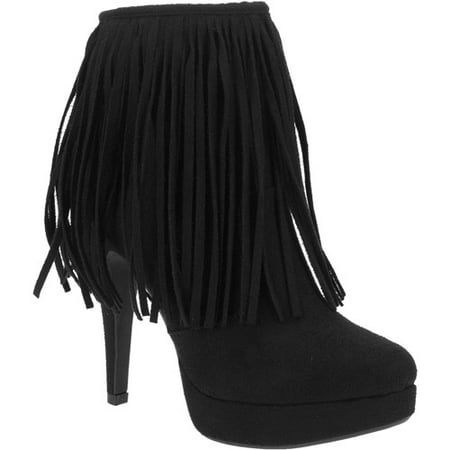 Passports - Ansley Plaform Fringe Ankle