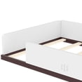 thumbnail image 6 of Miniyam Twin Kids Car Bed Frame with Storage Drawers, Low Profile Vehicle-Shaped Floor Bed with Side Platform, White, 6 of 7