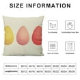 thumbnail image 5 of JEUXUS  Easter Bunny Egg Lumbar Throw Pillow Cover,  Rabbit Spring Cushion Case Decoration for Sofa Couch, 5 of 5