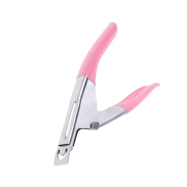 Professional Stainless Steel French Nail Cutter UShape Nail Clippers for Acrylic and Gel Nails