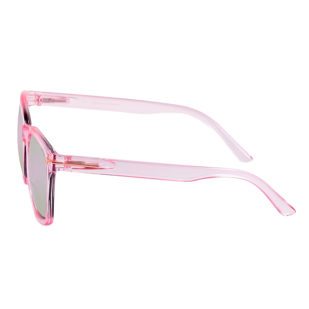 "The Jet Setter" 2 Pair of Women's Fashion Bifocal Reading Sunglasses - Glacier Pink/Tortoise - 1.50
