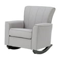 thumbnail image 3 of Acme Denzell Rocking Chair, Light Gray Linen, 3 of 7