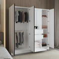 thumbnail image 2 of Kamelot 1,80 Armoire With Double Doors, Hanging Rod And Interior Shelves, 2 of 8