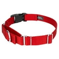 thumbnail image 5 of Country Brook Petz® Bright Red Durable Nylon Martingale with Deluxe Buckle - Made in the USA, Extra Large, 5 of 7