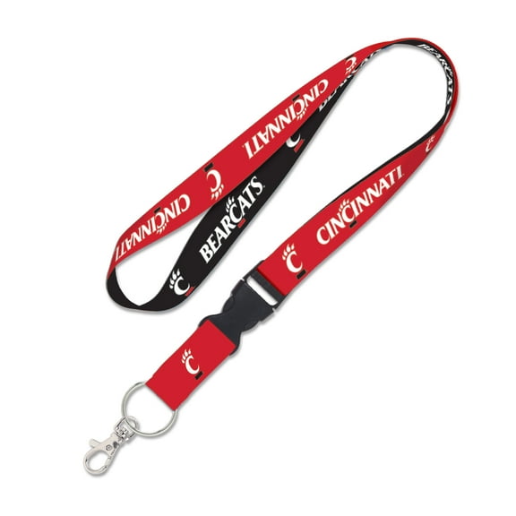 NCAA Cincinnati Bearcats Team 1" Reversible Lanyard with Buckle