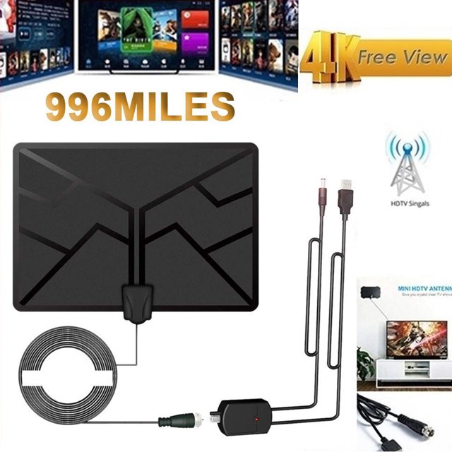Gwong Electrónica 1080 millas 4k 1080p Indoor Digital HDTV ANTENA AMPLIFICADOR AMPLIFICADOR APRENO