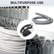 thumbnail image 5 of Uxcell 12 Pcs Abrazaderas de Cable 0.98" Acero Inoxidable 304 Goma Forma R para Tubo, 5 of 7