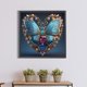 thumbnail image 4 of 5D DIY taladro redondo completo parcial AB diamante pintura mariposa azul amor 45x45cm JShteea El nuevo, 4 of 9