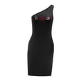thumbnail image 3 of Vestido de mujer con hombros descubiertos, suave, de primavera, para caminar, viajar, fiesta S, 3 of 7