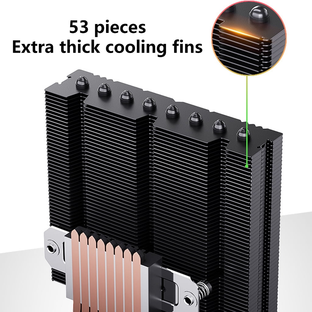 WINDLAND CPU Coolers with 8 Heatpipes TDP 200W with UT12015 FDB Fan for Superior Cooling Efficiency in All Systems