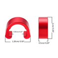 thumbnail image 3 of 10Pcs Bicycles C-Clip Clamps Housing Hoses Guide Clamps Brake Cable Housing Clip Bicycles Housing Hoses Guide Clamps Silver, 3 of 4