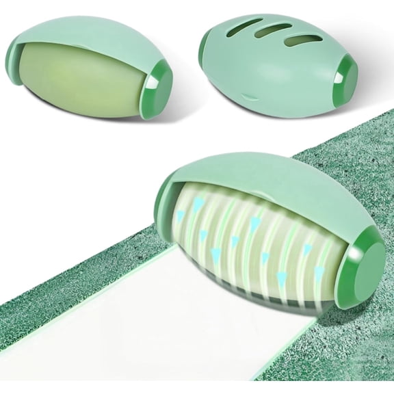 Reusable Lint Roller for Pet Hair Extra Sticky, Travel Lint Roller for Clothes, Portable Washable Mini Lint Roller, ForestGreen-MediumAquamarine, 2.559in*3.94in