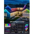 thumbnail image 2 of Cadena de luces para exteriores Qunlight 30 m RGBIC 66 modos IP67, 2 of 7