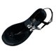 thumbnail image 5 of Bmisegm Ladies Summer Rhinestone Butterfly Jelly Clip Toe Beach Big Size Flat Transparent Sandals Womens Sandals Summer Black 7, 5 of 5