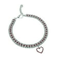 thumbnail image 1 of Collar de perro de metal con cadena de oro rosa, lindo collar de moda para mascotas, 1 of 5