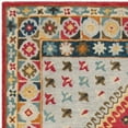 thumbnail image 5 of SAFAVIEH Heritage Rosheen Floral Wool Area Rug, Grey/Red, 3' x 5', 5 of 7