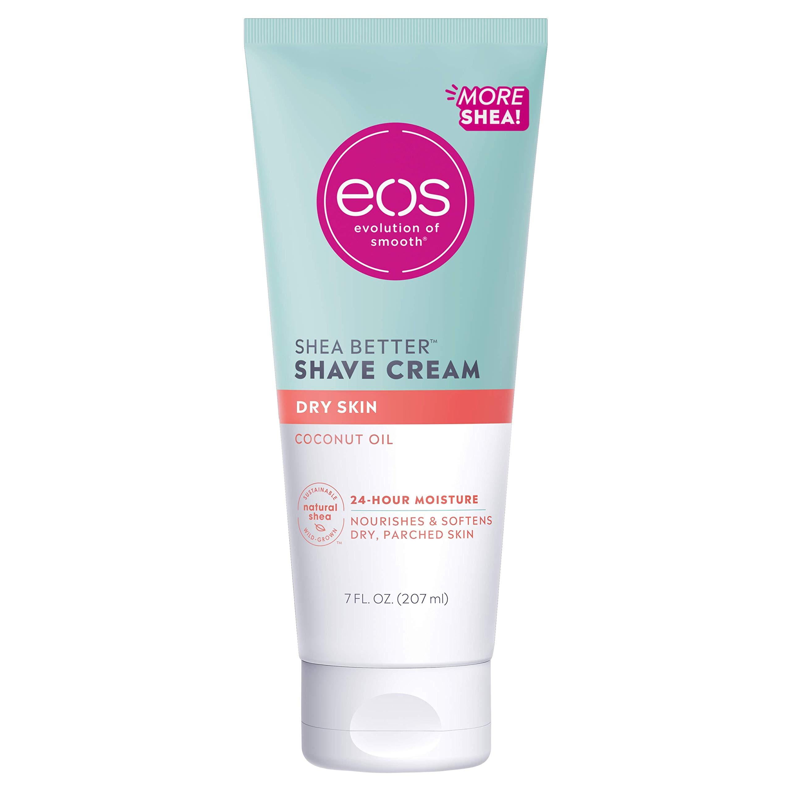 eos Shea Better Dry Skin Shaving Cream for Women Shave Cream, Skin