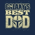 thumbnail image 2 of Men's Star Wars: The Mandalorian Galaxy’s Best Dad Graphic T-Shirt, 2 of 4