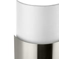 thumbnail image 4 of Progress Lighting Silva Collection 2-Light Wall Sconce, Brushed Nickel, White Linen Shade, 4 of 11
