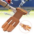 thumbnail image 4 of Protector De Dedos De Tiro, Protector De Dedos De Tiro Ajustable Suave Protector Duradero Para Tiro Con Arco Cergrey Shooting  Finger Guard, 4 of 8