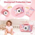 thumbnail image 6 of PayUSD Kids Camera Unicorn Selfie Camera Toys for Toddlers Ages 3+ Girls Boys HD Digital Video Camera 32GB, Christmas Birthday Gifts, Pink, 6 of 8