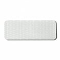 thumbnail image 1 of Grey Computer Mouse Pad, Simple Monochrome Patterns Geometric Linked Forms on Plain Background Modern, Rectangle Non-Slip Rubber Mousepad Large, 31" x 12" Gaming Size, White Grey, by Ambesonne, 1 of 2