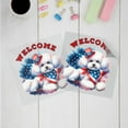 thumbnail image 3 of Bichon Frise Patriotic Welcome for 4Th of July Independence Day Cutout Transfer Sticker Bichons Dog Lovers Gifts Idea Transparent Decal Art Decor - 00010, 3 of 5